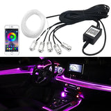 6-in-1 RGB LED Car Interior Ambient Light