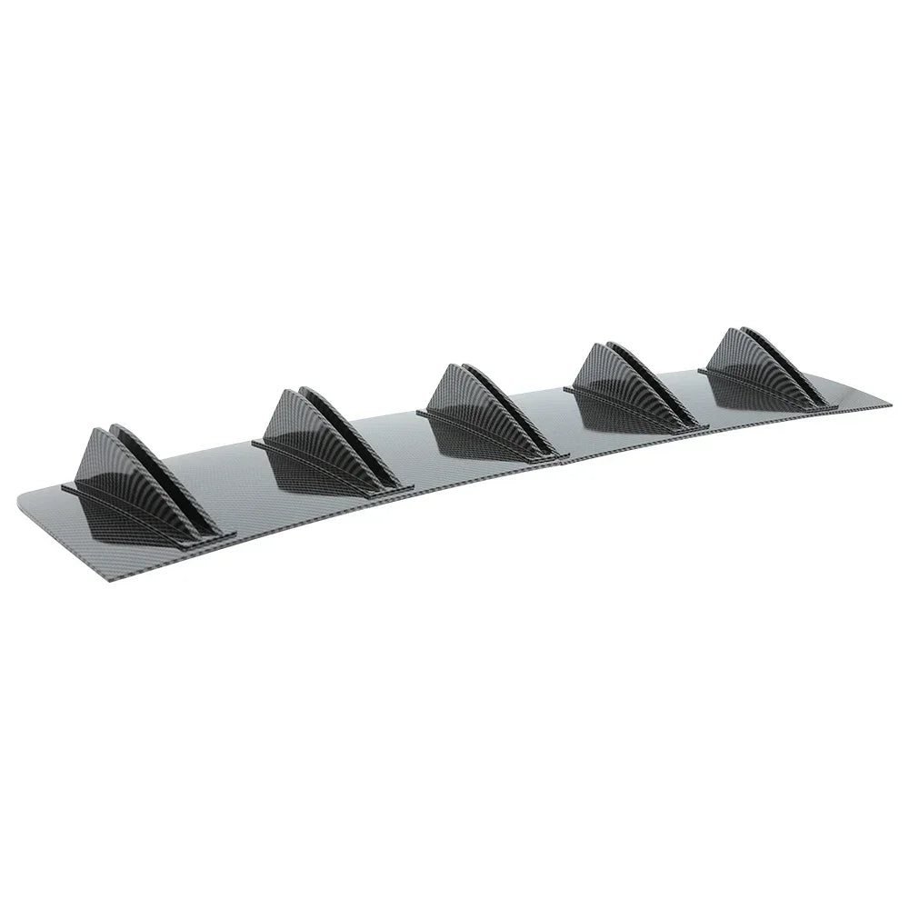10 Fins Rear Shark Chassis Fin Bumper Lip Diffuser