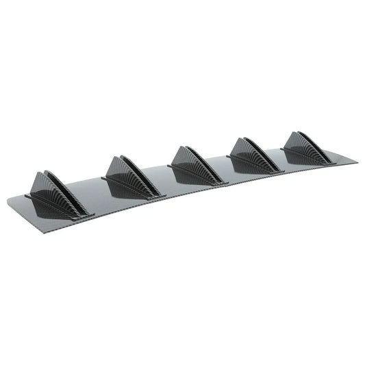 10 Fins Rear Shark Chassis Fin Bumper Lip Diffuser