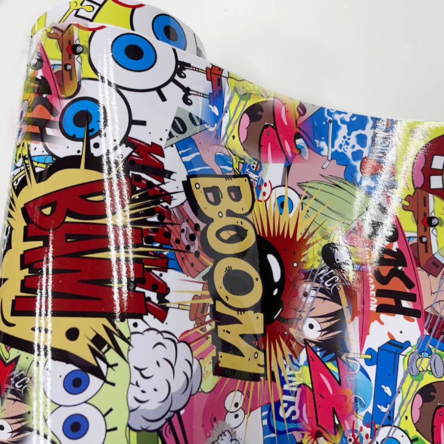 Graffiti Sticker Bomb Car Wrap Vinyl Film