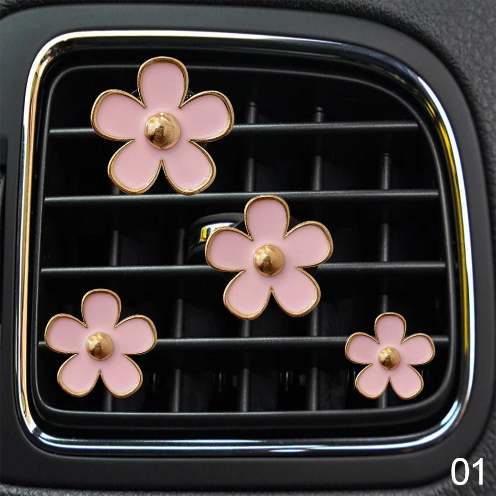 4-Piece Car Vent Perfume Clips