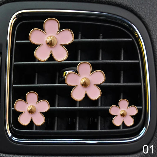 4-Piece Car Vent Perfume Clips