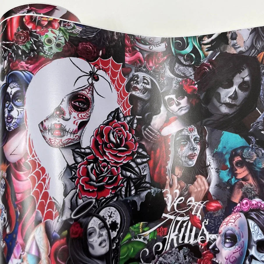 Graffiti Sticker Bomb Car Wrap Vinyl Film