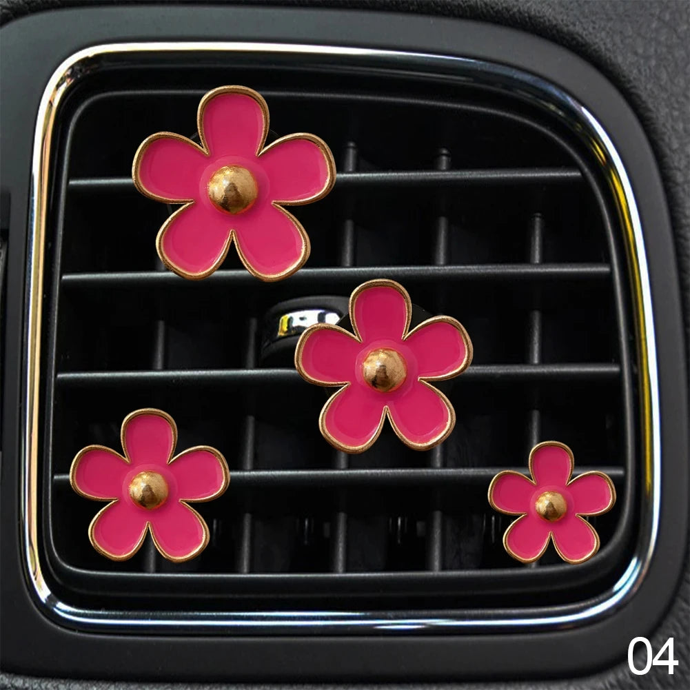4-Piece Car Vent Perfume Clips