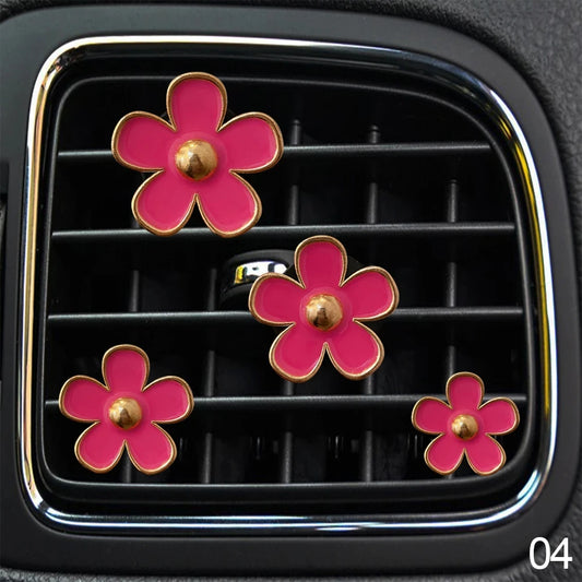 4-Piece Car Vent Perfume Clips