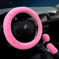 3-Piece Set Soft Furry Car Wheel Cover
